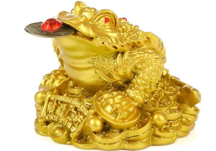 中国青蛙作为幸运的护身符